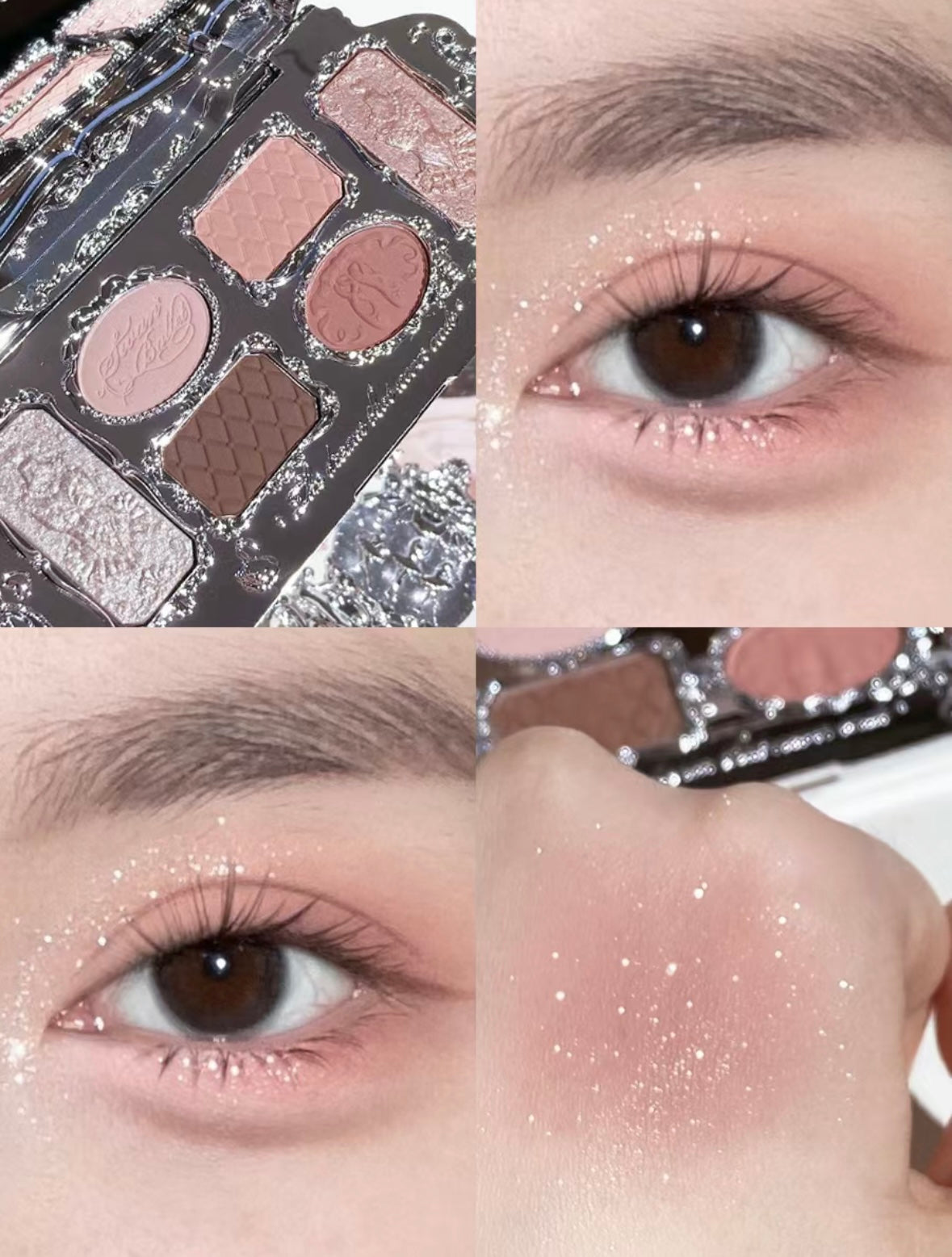 01 White Swan Peach Almond Palette